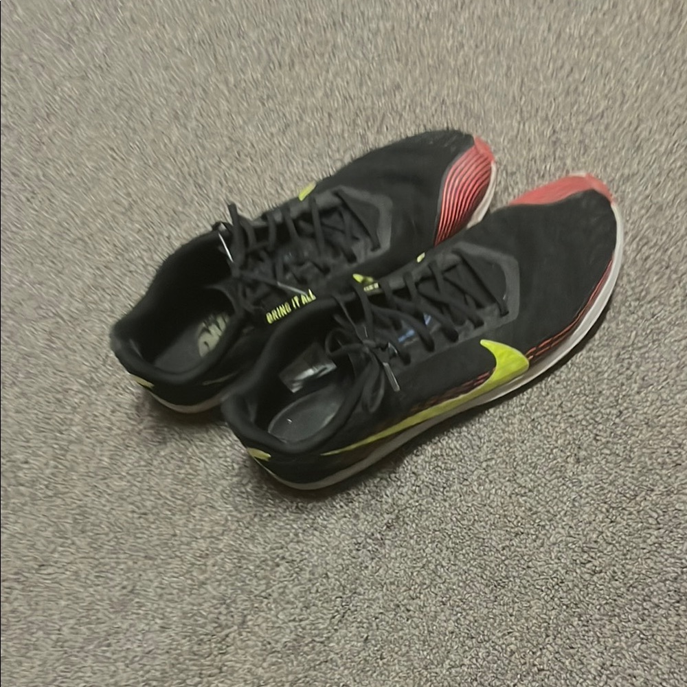 Nike Black and Red Running Shoes